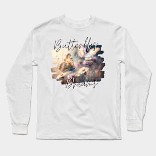 Morning Butterfly Dreams Long Sleeve T-Shirt